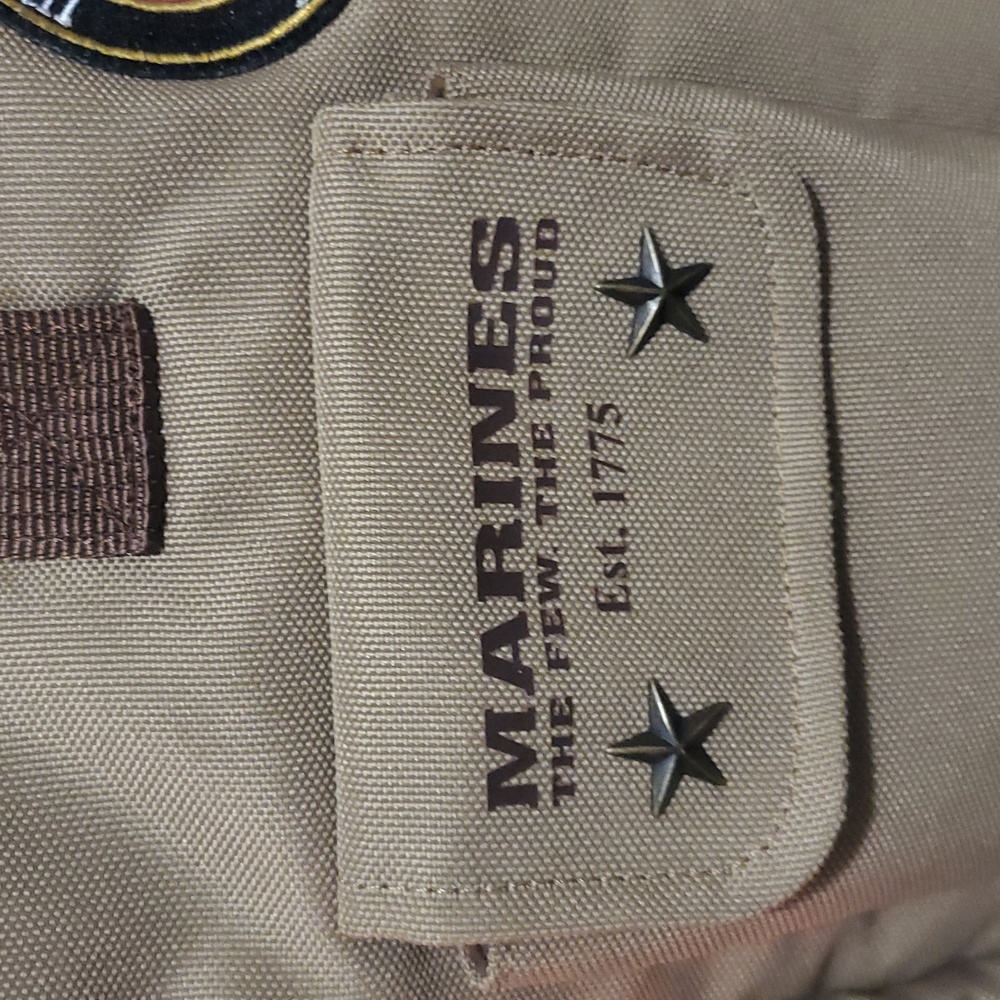 The Bradford Exchange USMC Canvas U.S. Marine Corps Messanger Tote Bag- Michelle - Picture 4 of 12